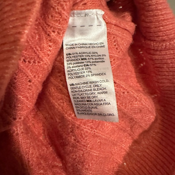 Chico’s v-neck sweater pink size 3 US XL - Picture 4 of 4